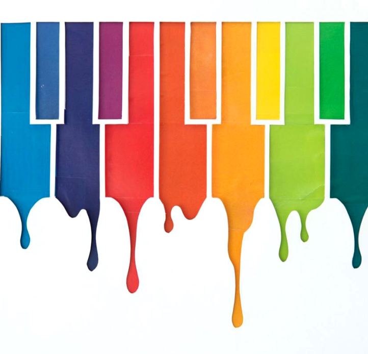 Rainbow colors