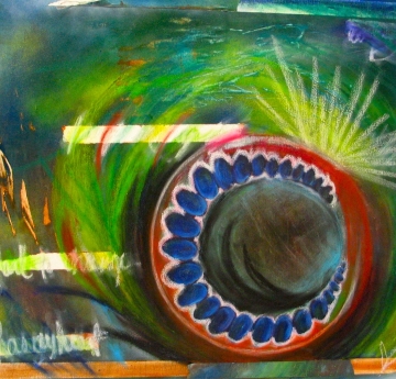 Colorful abstract painting