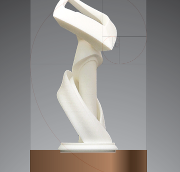 White sculpture