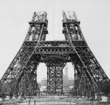 Eiffel Tower construction