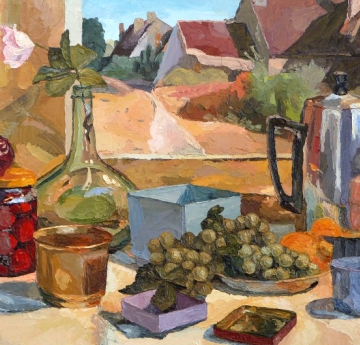 A still life painting